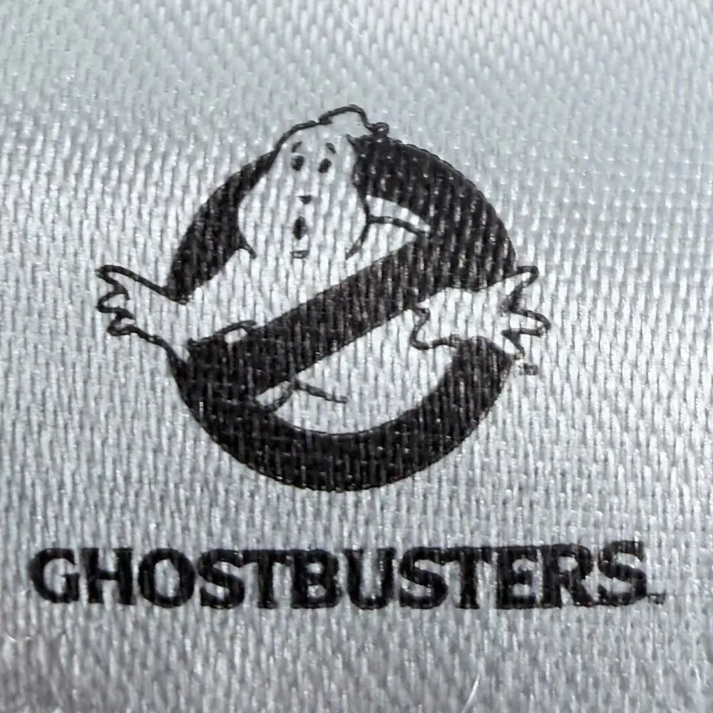 H&M Ghostbusters Hoodie Sequin Logo Kids Sz 6-8Y Black Pullover